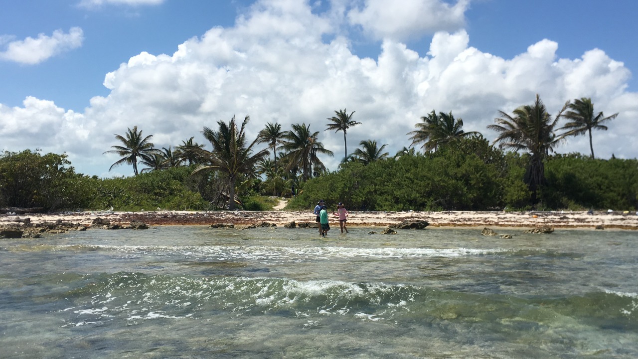 Beach frontage — 92 meters of Caribbean coast